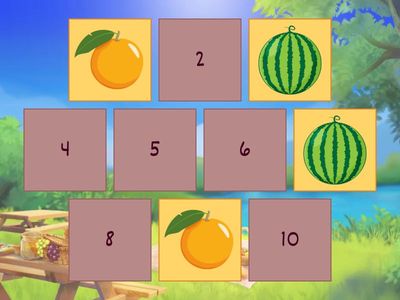 Meyve Hafıza Kartları